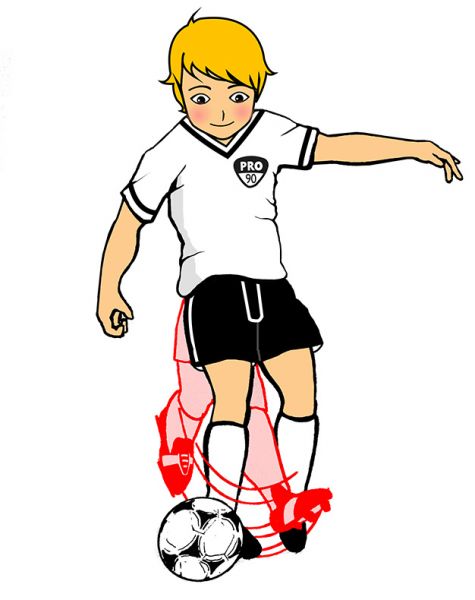 Außenrist - Training Außenseite, Außenrist, Außenspann, Training, Tipps und Tricks, Fußball